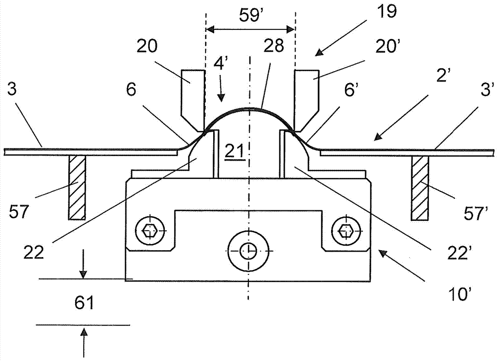 Shaping tool and device for shaping book covers