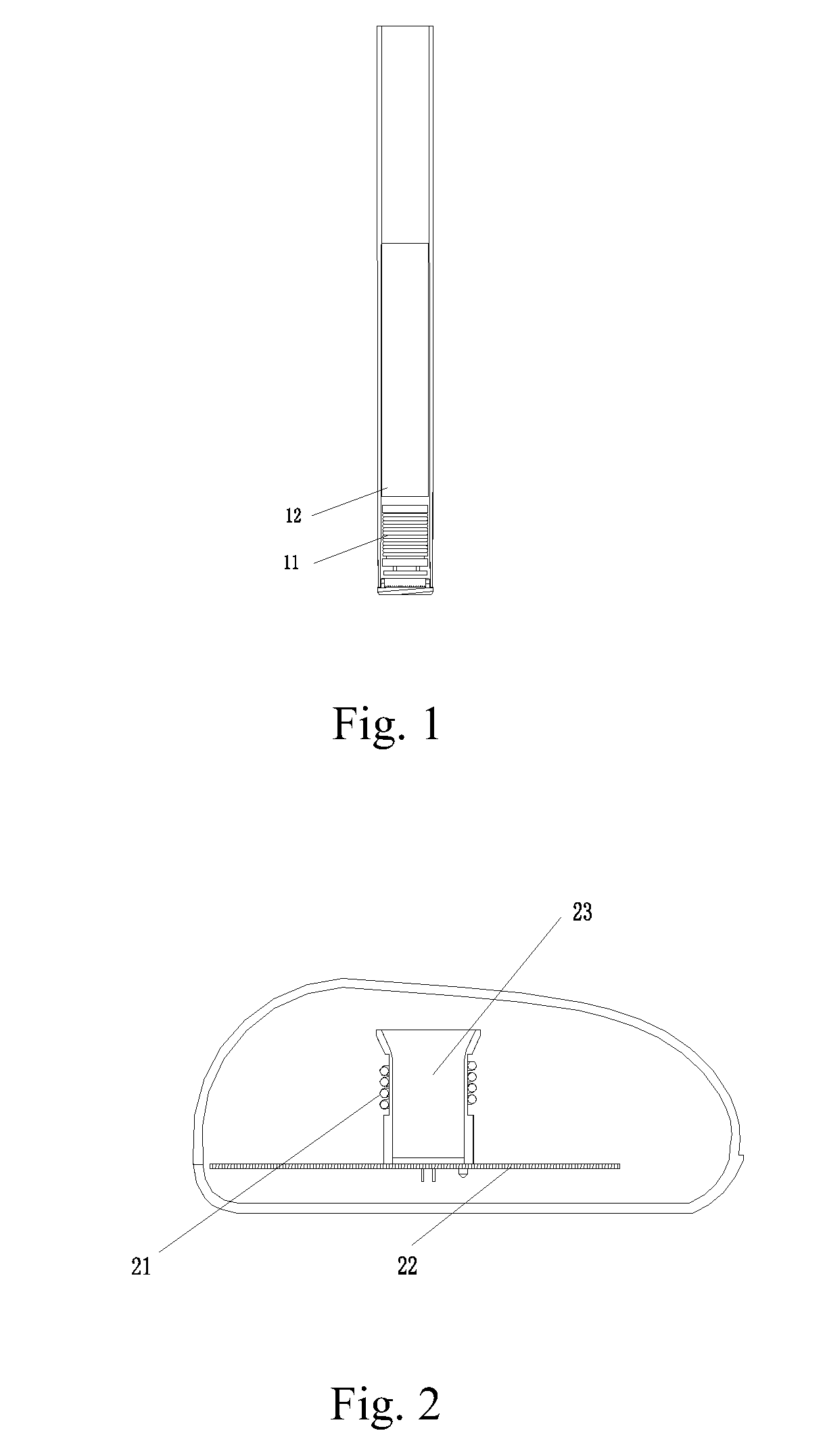 Electronic cigarette and a wireless charging device for the same