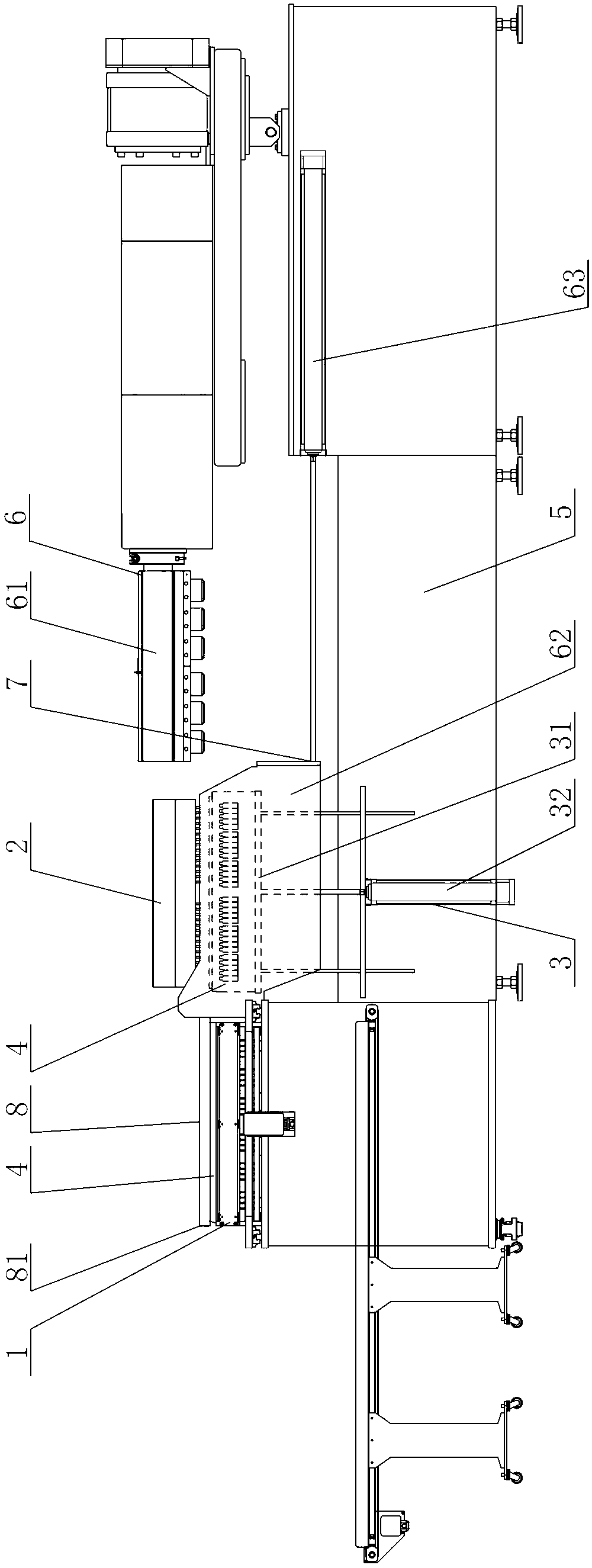 Blowing encapsulation all-in-one machine for plastic ampoule