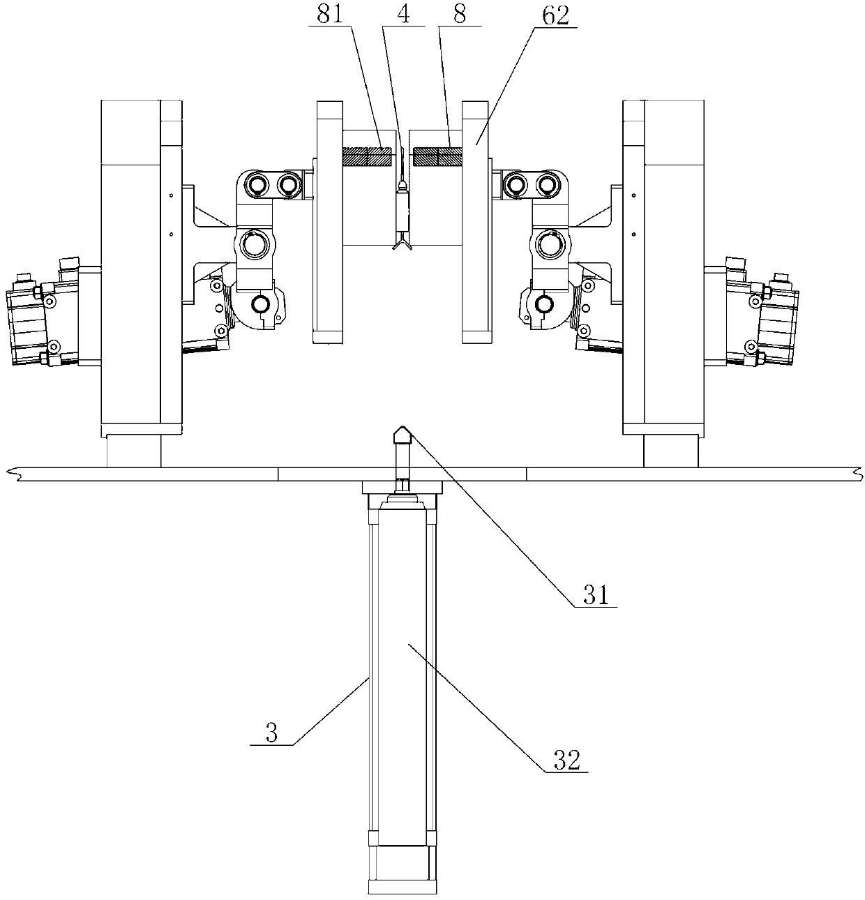 Blowing encapsulation all-in-one machine for plastic ampoule