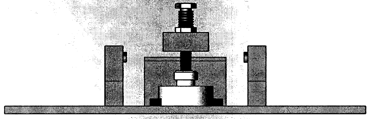 Fixing protection mechanism for continuous adjustment of pressure on cylindrical lithium battery