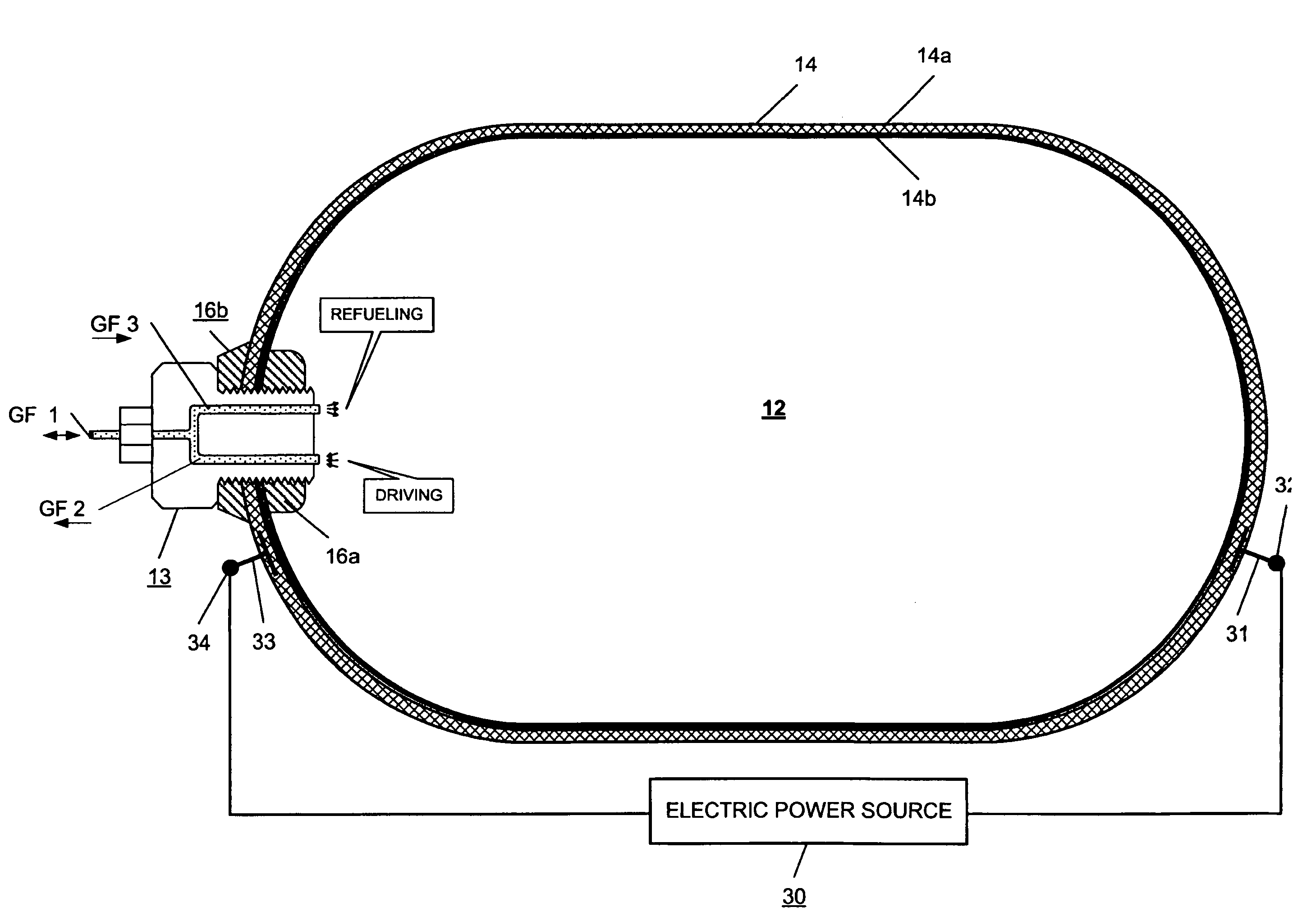 Carbon Fiber Warming System for Fiber Composite Gas Storage Cylinders