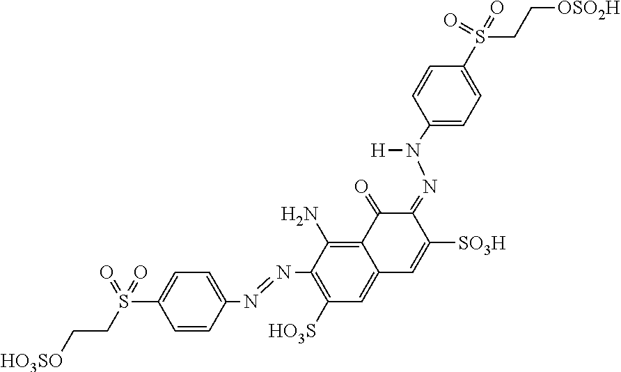 One-pot synthesis of reactive deep black