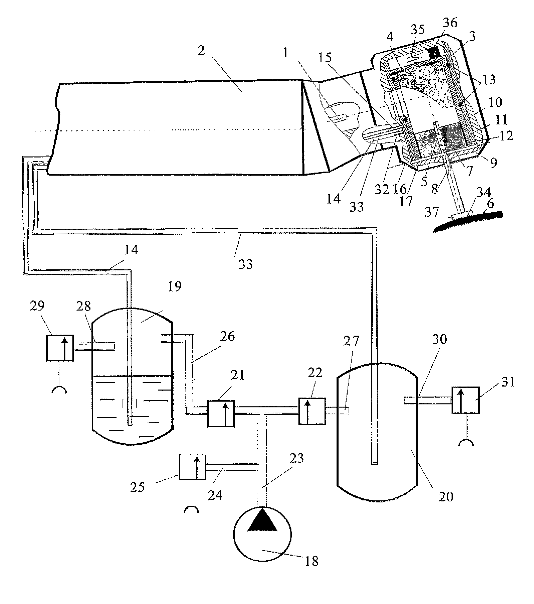 Method and apparatus for processing hard material