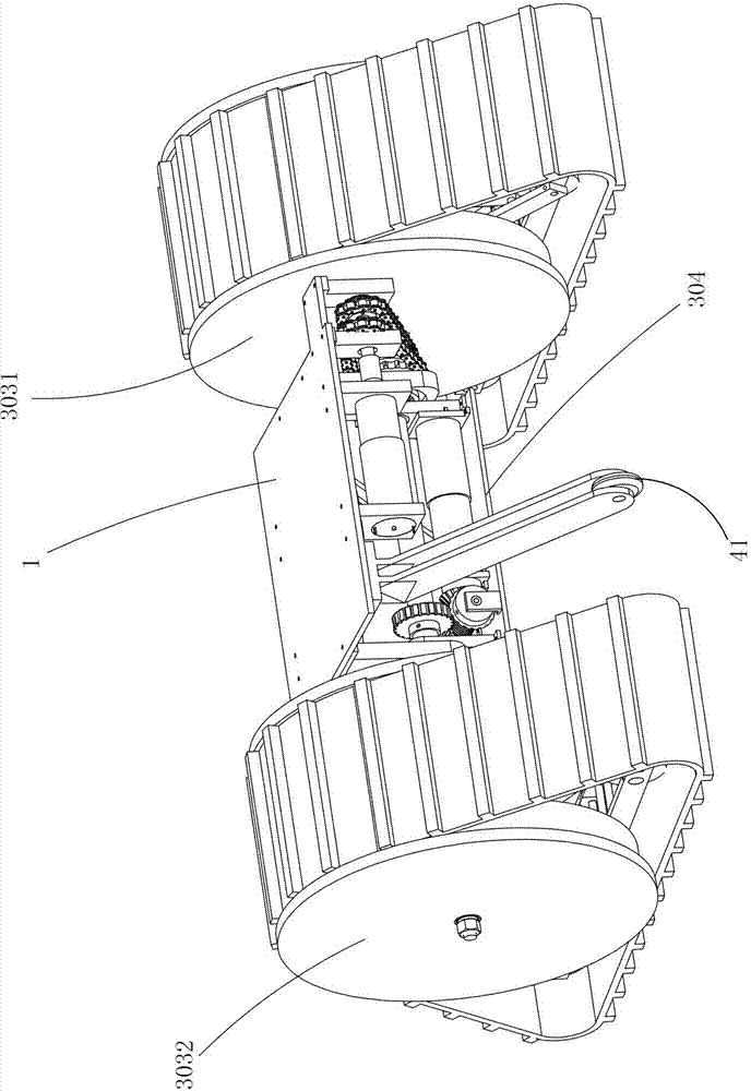 Wheel-track compound deformation track robot