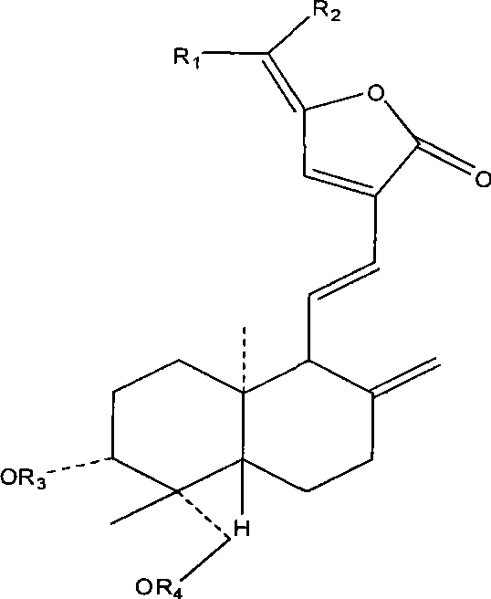 Use of 15-methano-substituted-andrographolide derivative in preparing anti-inflammatory ntipyretic analgesic medicine