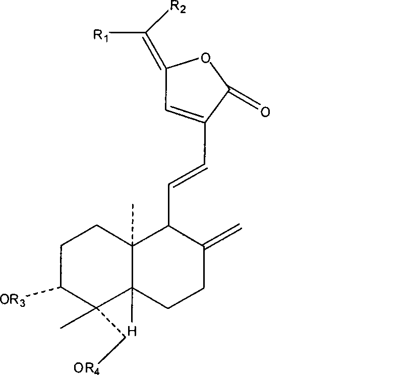 Use of 15-methano-substituted-andrographolide derivative in preparing anti-inflammatory ntipyretic analgesic medicine