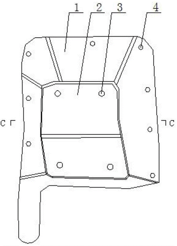 Completely-encircling foot pad used for multifunctional massage automobile