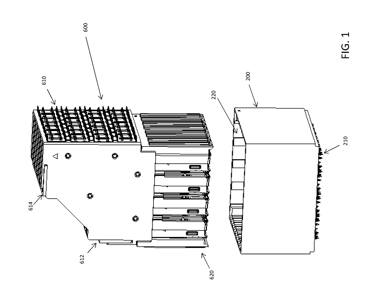 Very high speed, high density electrical interconnection system with impedance control in mating region