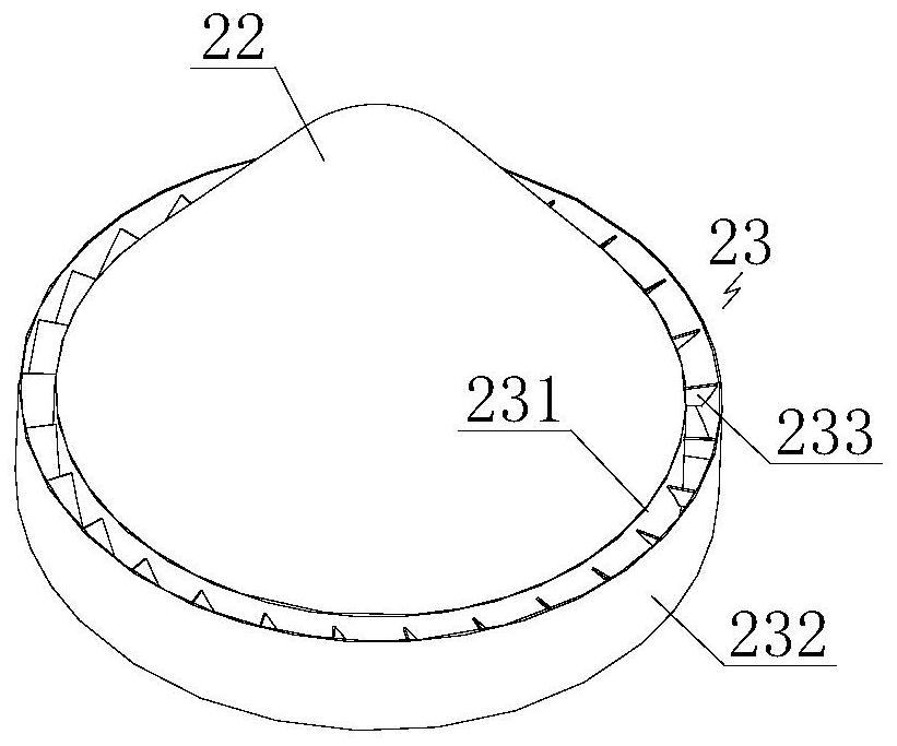 Saturated flue gas cyclone demisting tower