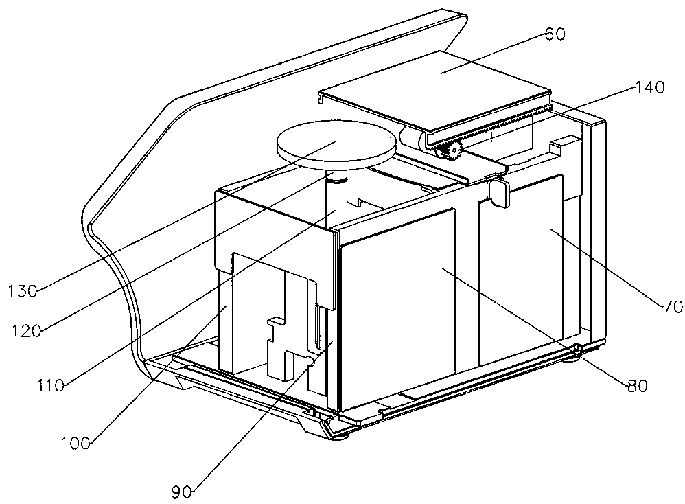 Dry chemical analyzer for detecting micro-fluidic chip, and micro-fluidic chip