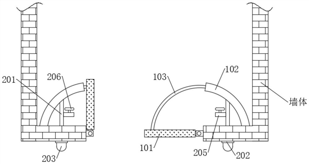 Pneumatic type closed smoke-blocking type safety fireproof door