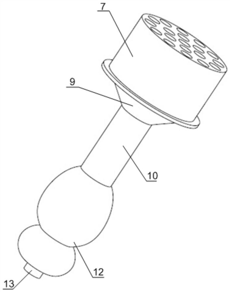 A desulfurization waste liquid purification device