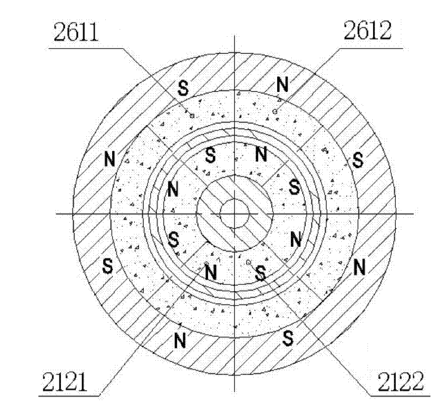 Sealing bayonet device for vacuumizing