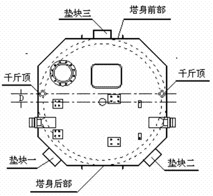 Method for controlling deformation of principal welding seam of ship crane