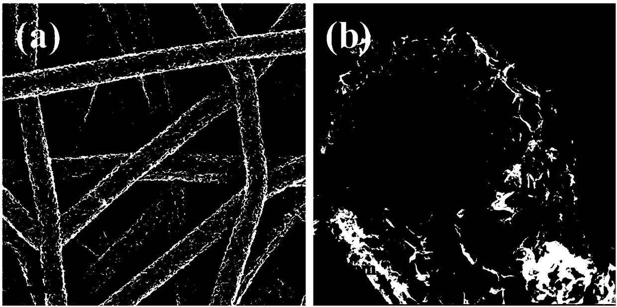 Cobalt disulfide/carbon nanofiber composite material and preparation method thereof