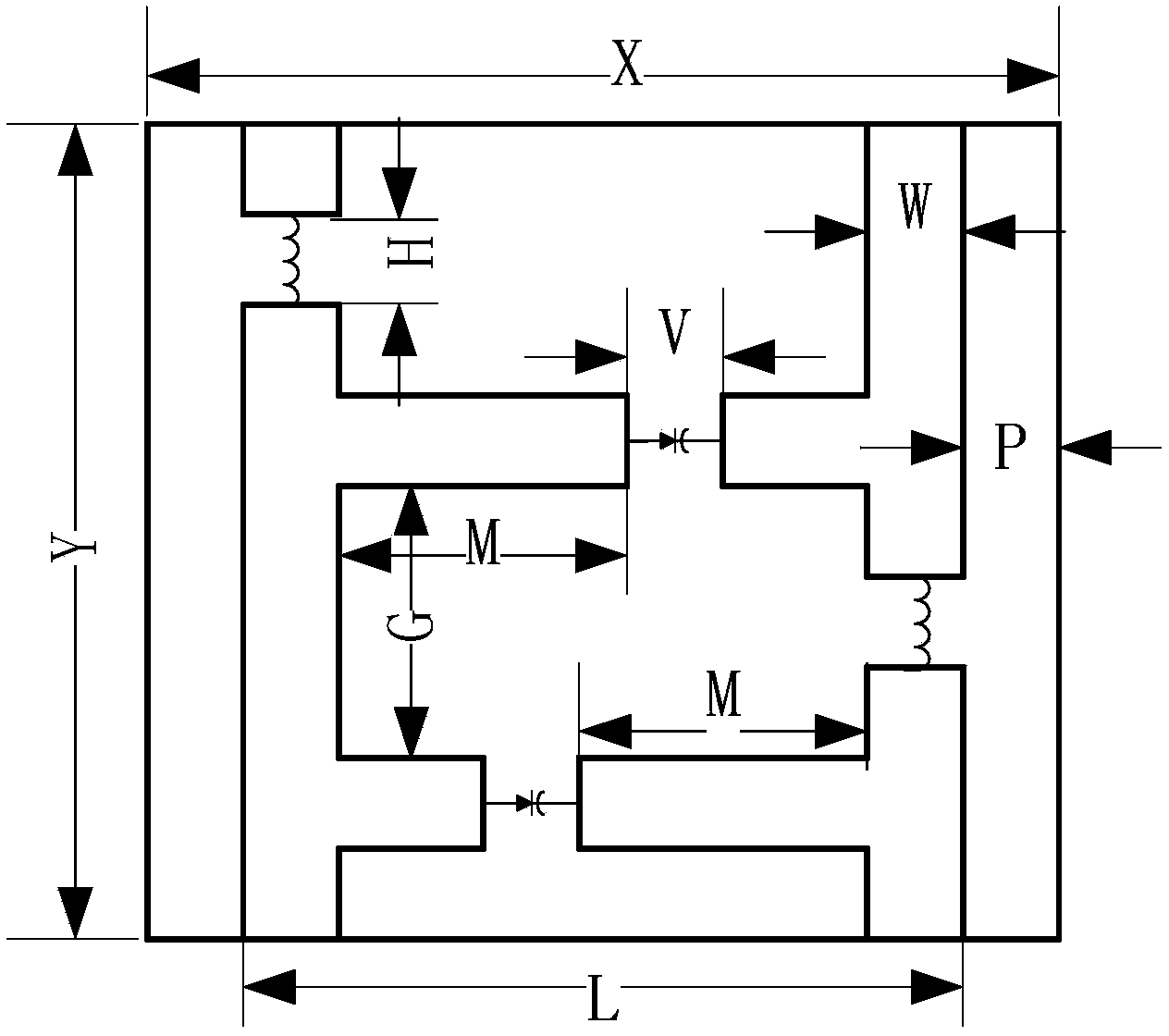 Interelement strong coupling ultra-wide range-adjustable active frequency selection surface