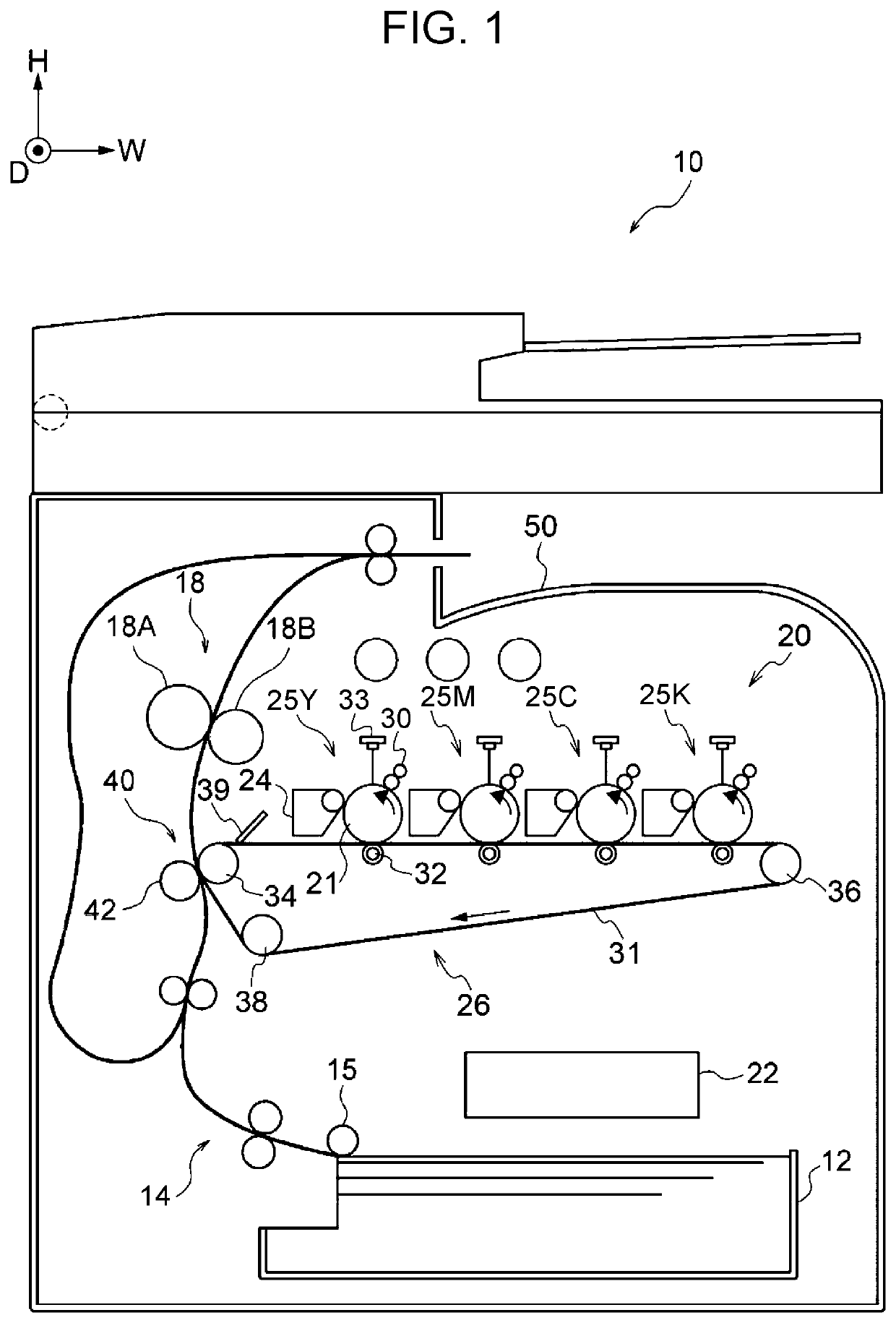 Developing device and image forming apparatus having developer replenishing blade