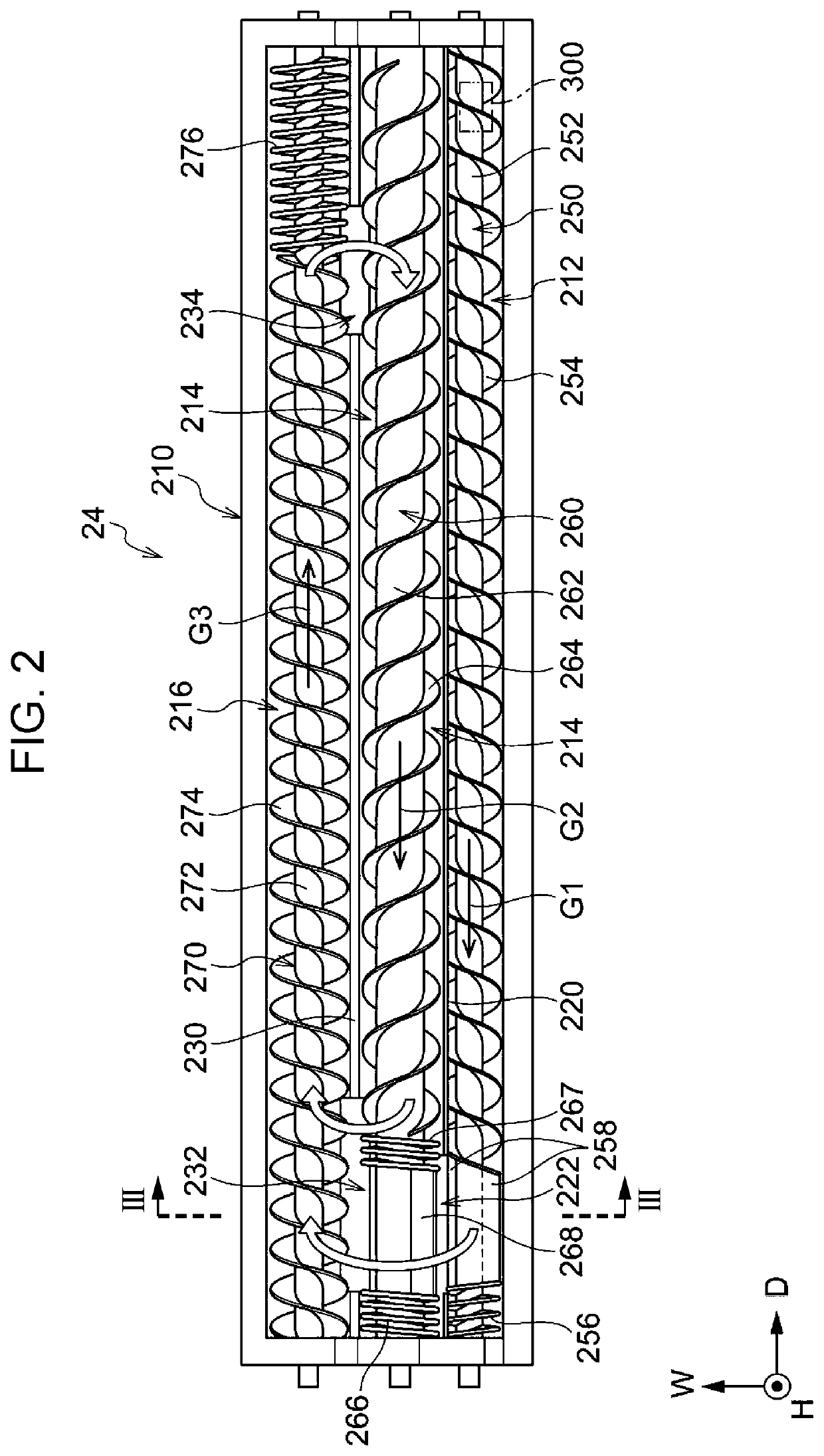 Developing device and image forming apparatus having developer replenishing blade