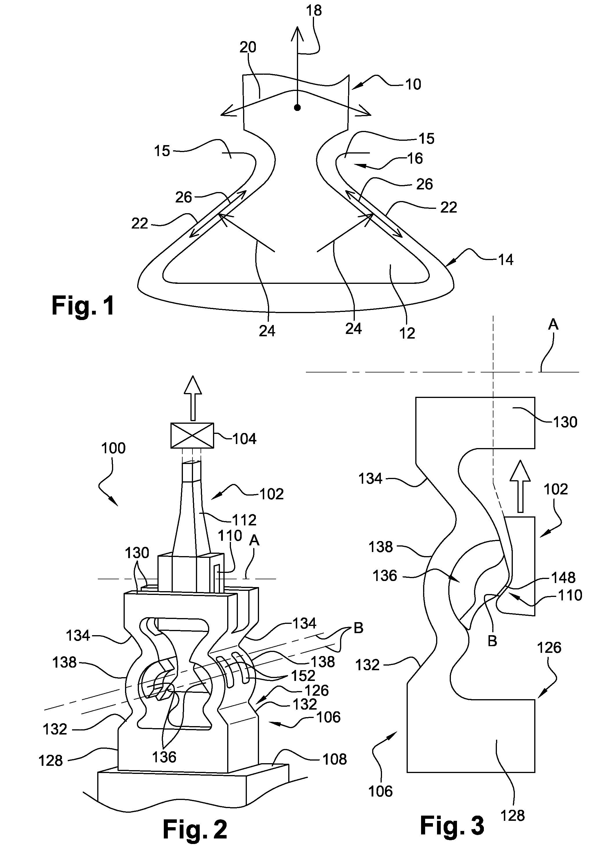 Oligocyclic fatigue or oligocyclic and polycyclic fatigue test rig