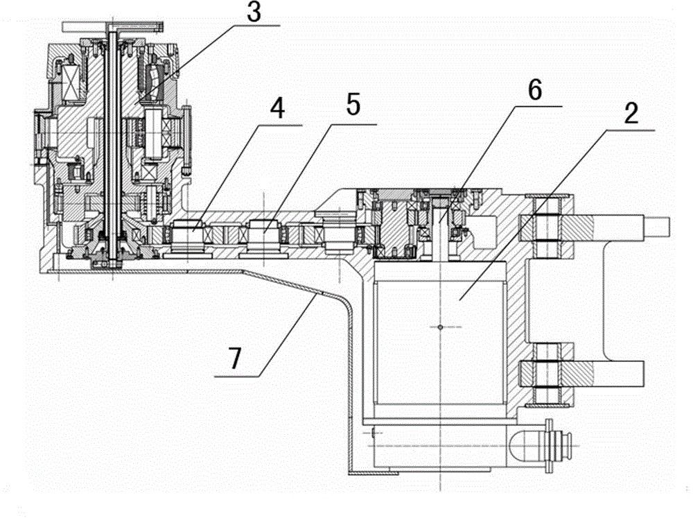 Drum-type coal cutter rocker arm