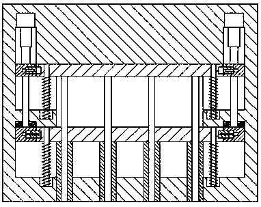 Sanitary eight-valve beverage dispenser