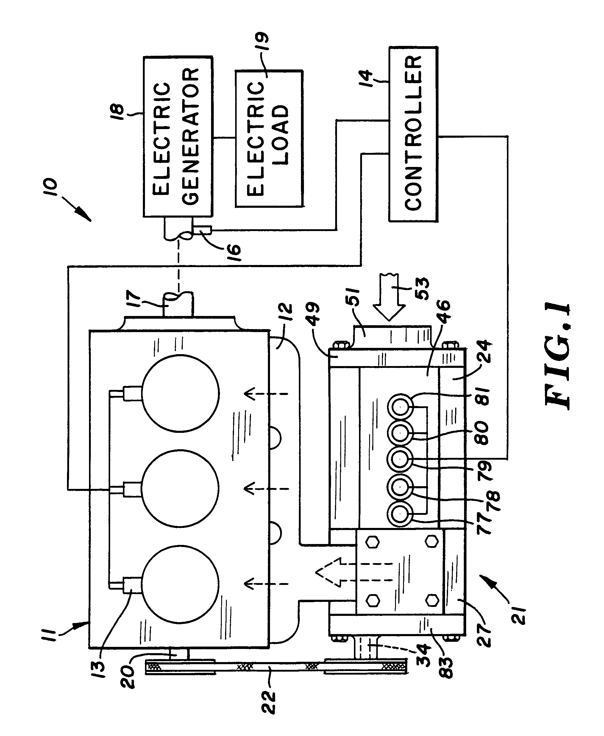 Diesel engine and supercharger