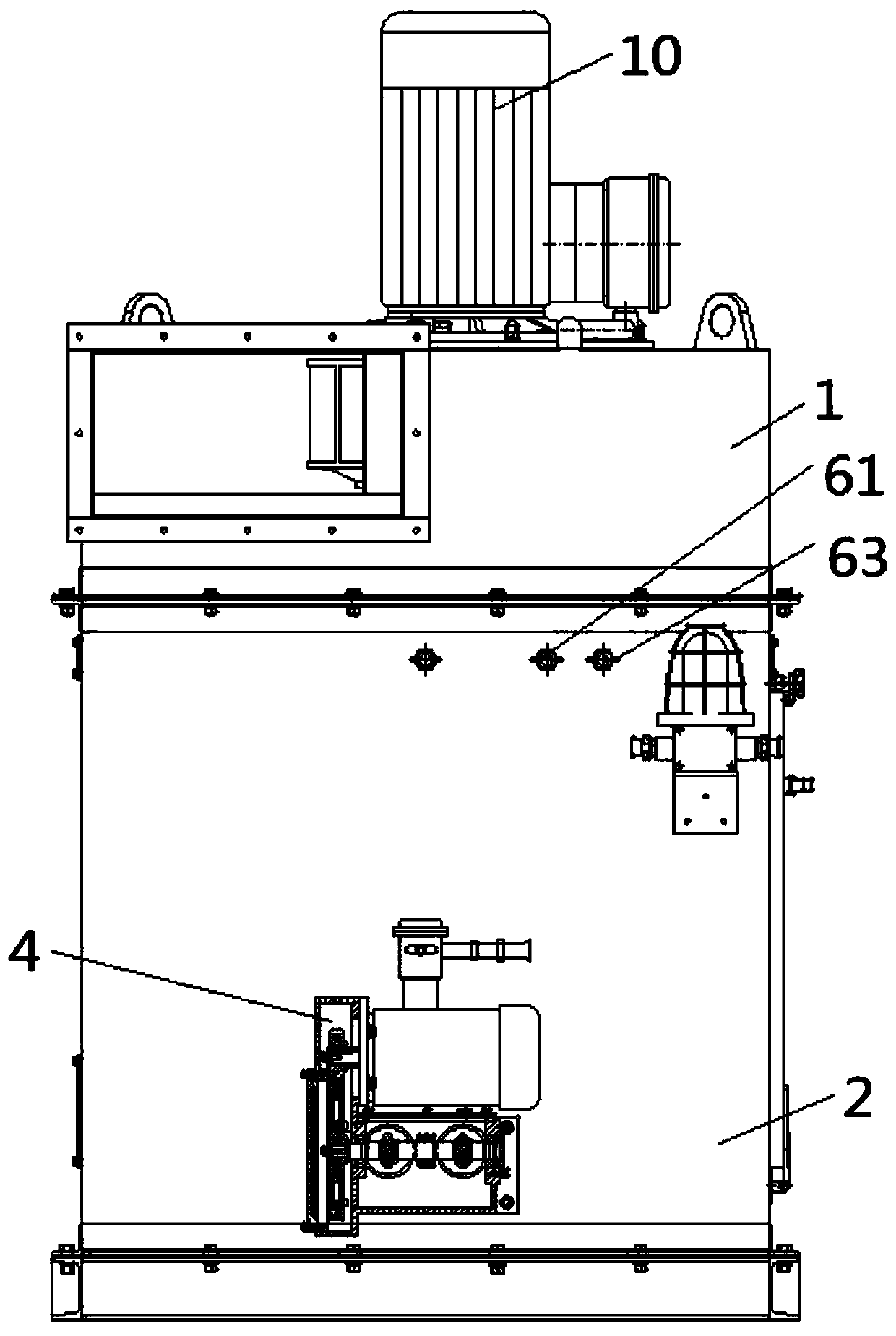 Laminating flat bag-type dust collector with heat-tracing function