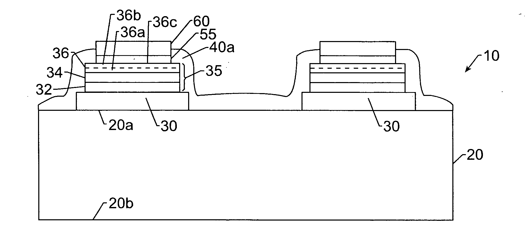 Methods of fabricating light emitting devices using mesa regions and passivation layers