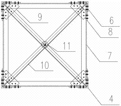 Acute angle steel and triangular space steel structure including the same