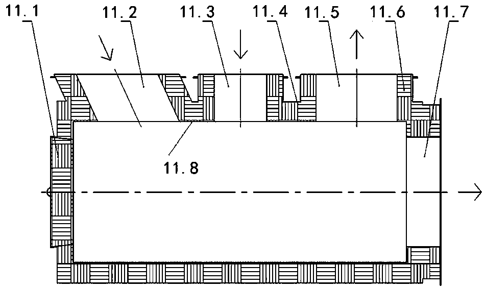 Device and method for reducing oxygen content of coal slime drying hot air in gas oxidation furnace