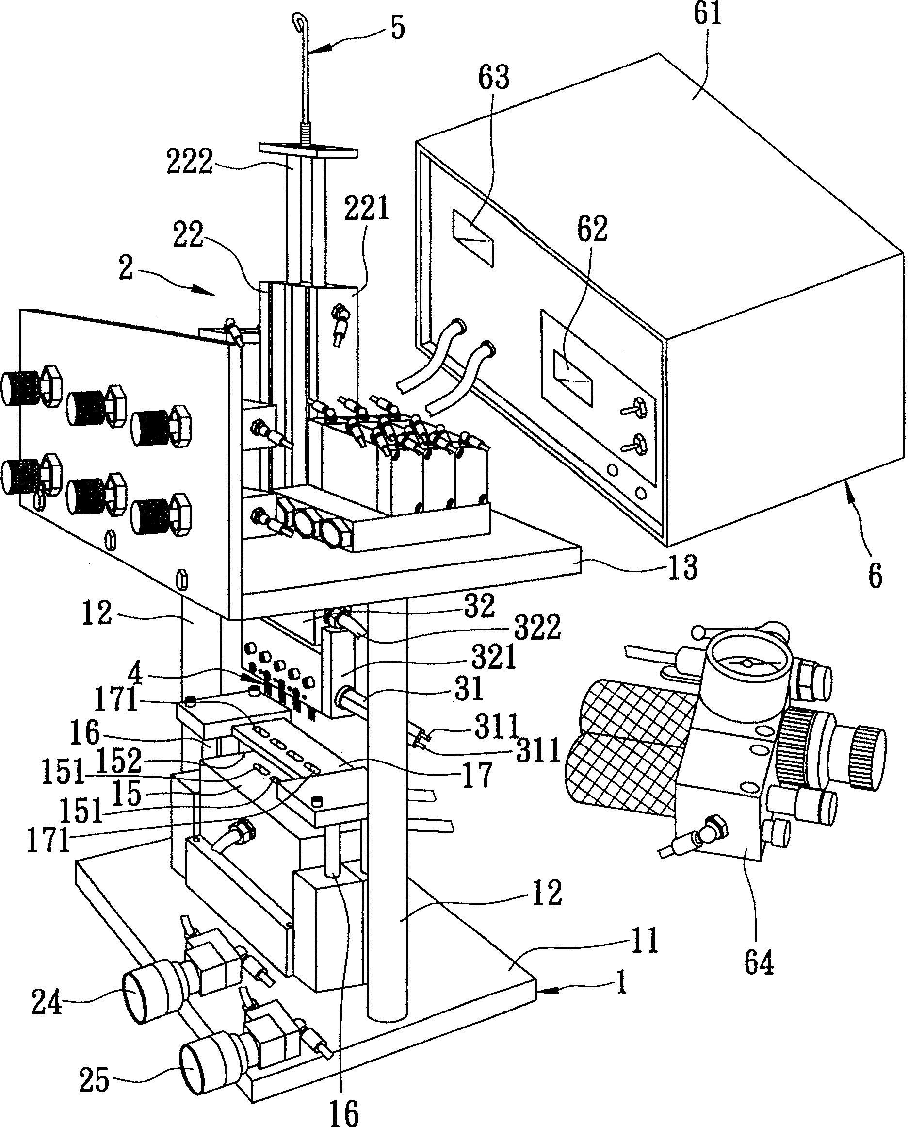 Air permenbility regulating machine