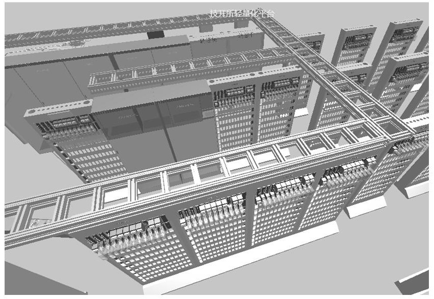 Web lightweight method for railway four-electric engineering BIM model