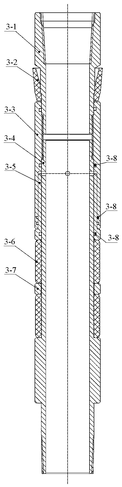 Continuous sand blasting tool