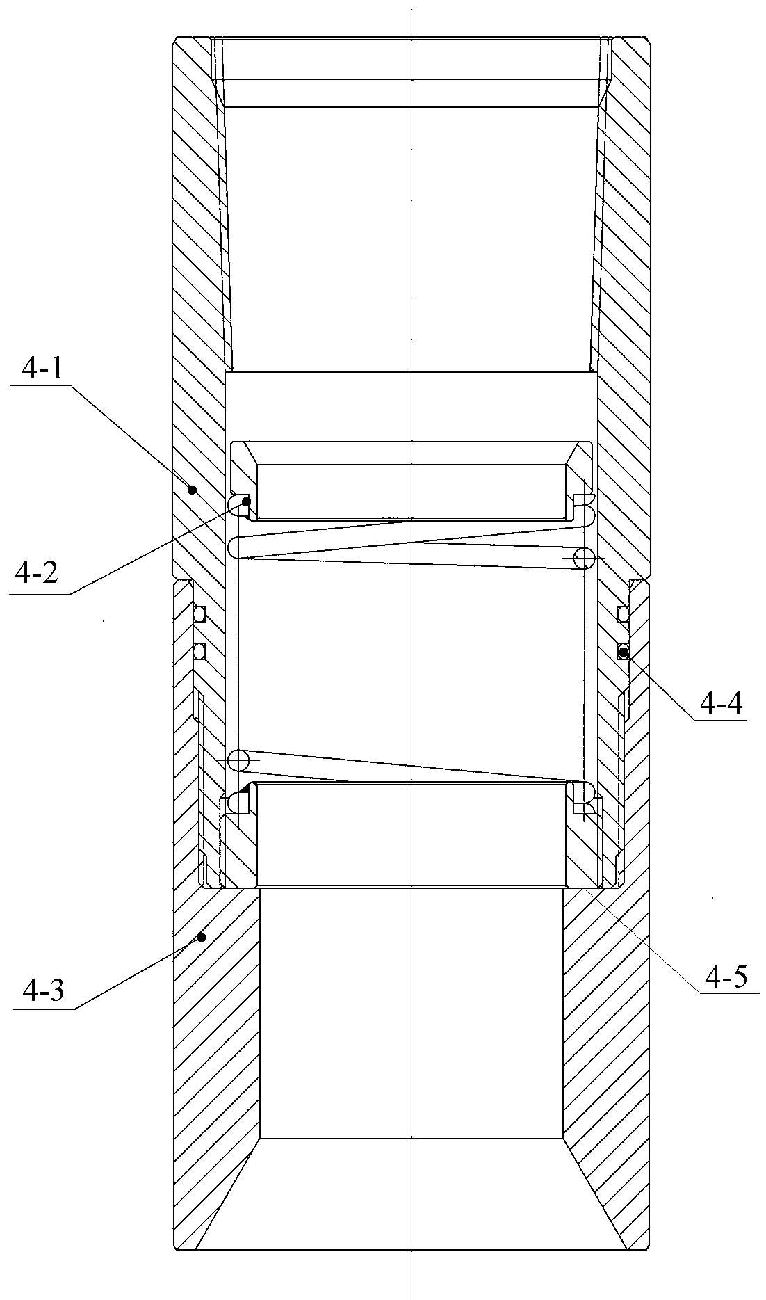 Continuous sand blasting tool