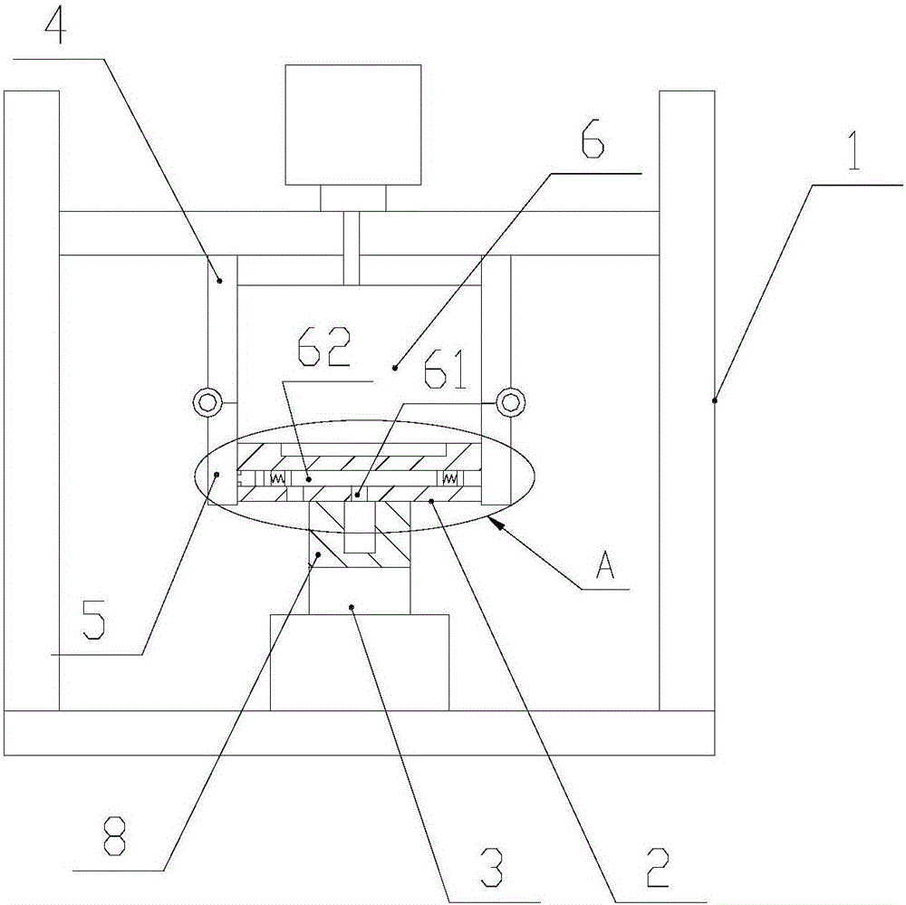 Air blast type tablet discharging tablet press