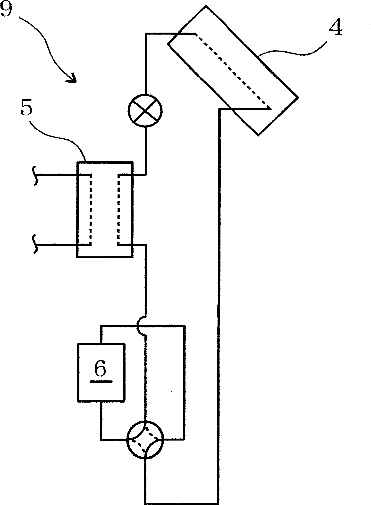 Geothermal heat exchanger and heat pump type air conditioner utilizing geothermal heat