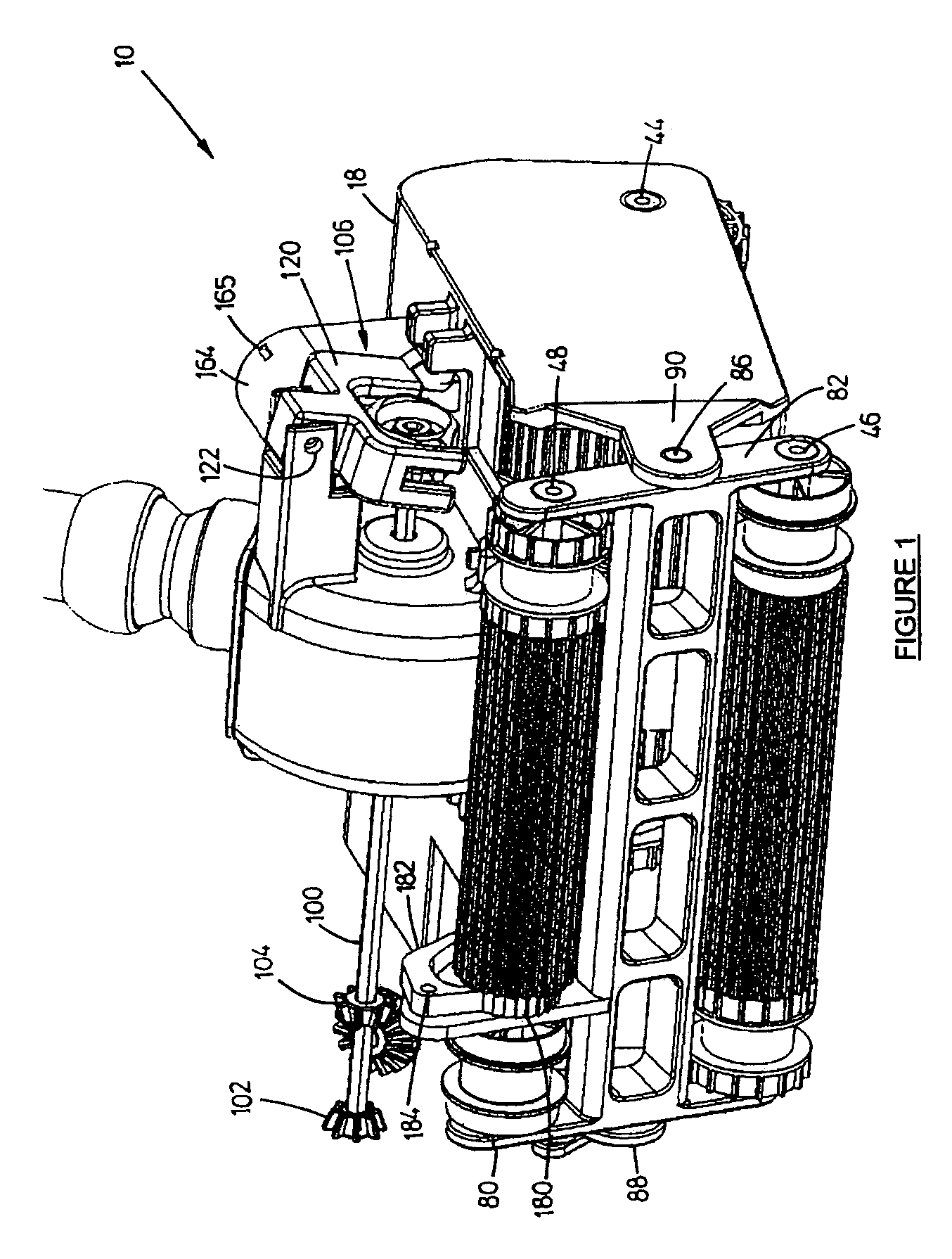 Automatic pool cleaner gear change mechanism