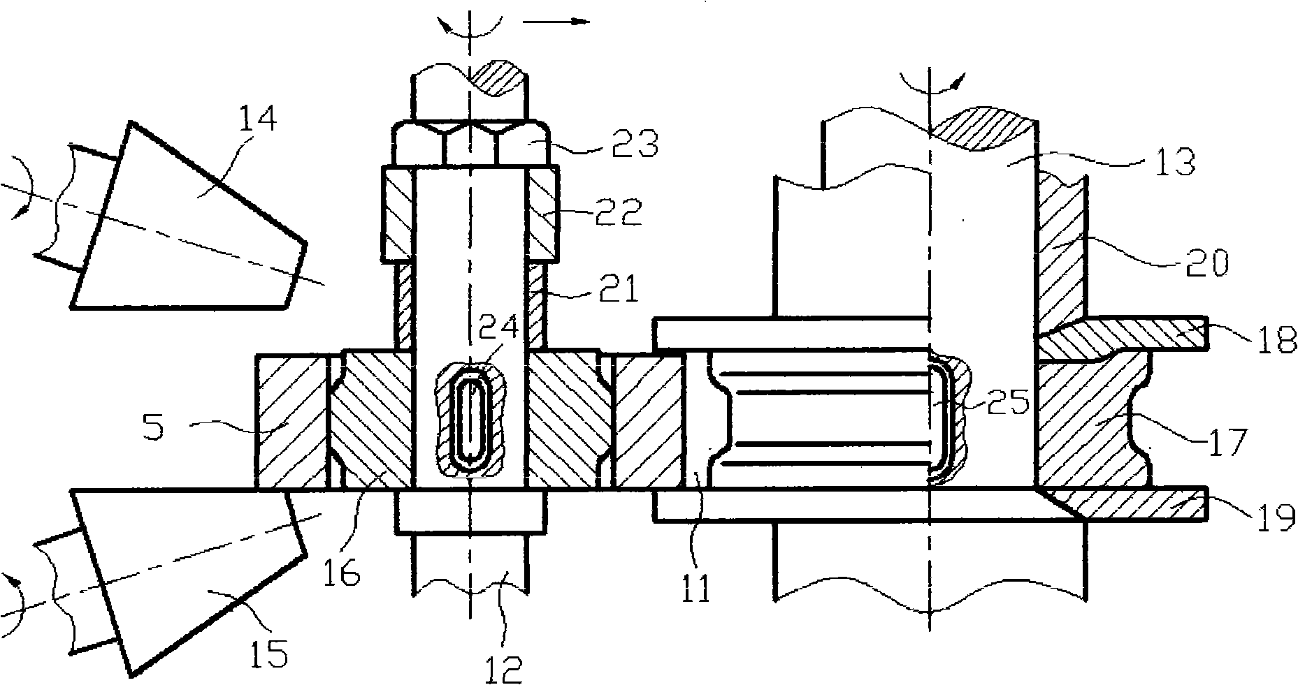 Method for rolling and shaping stainless steel special-shaped ring forging