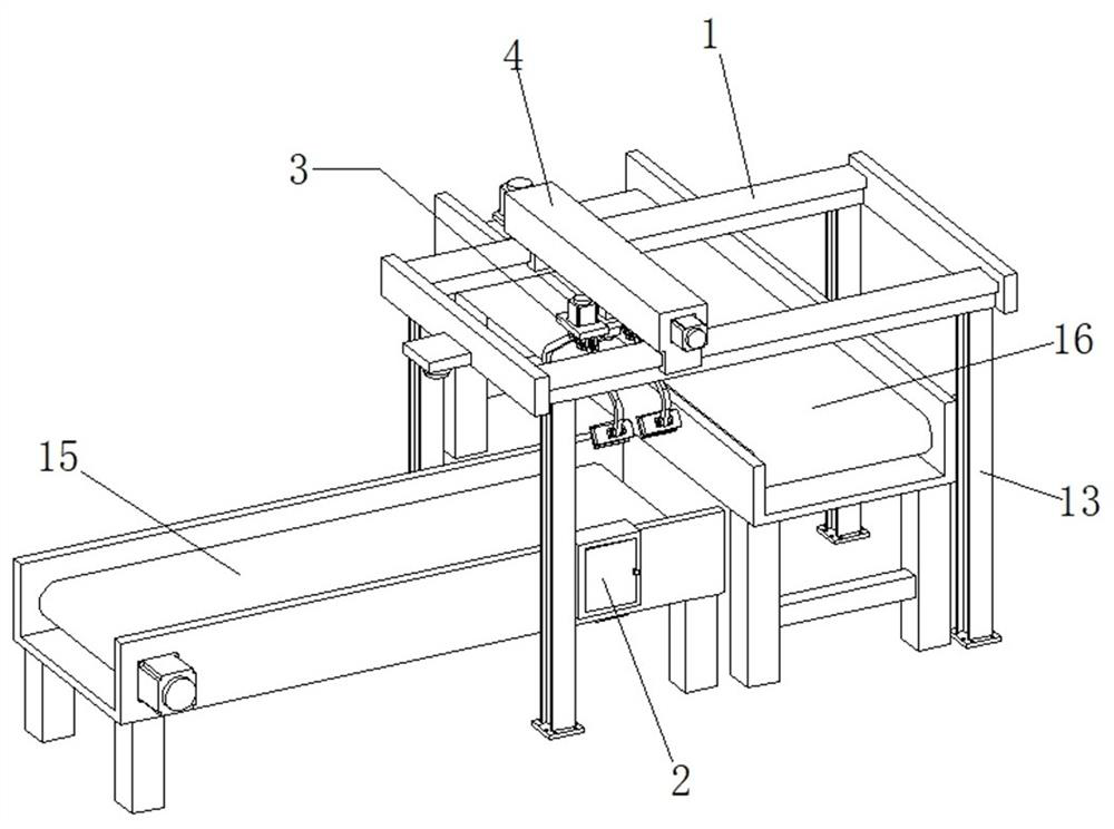 Grabbing device for intelligent manufacturing of engineering equipment