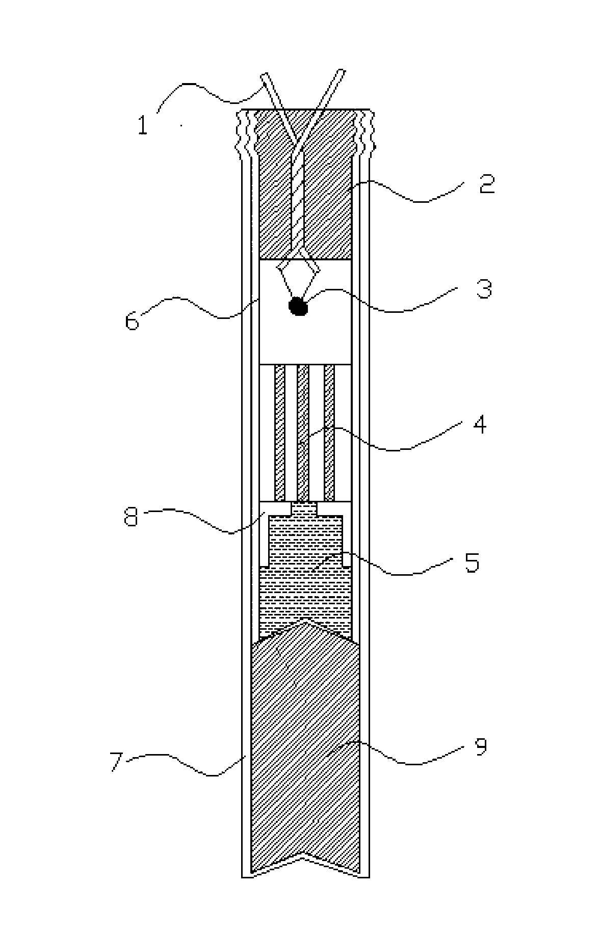 Assembled electric detonator