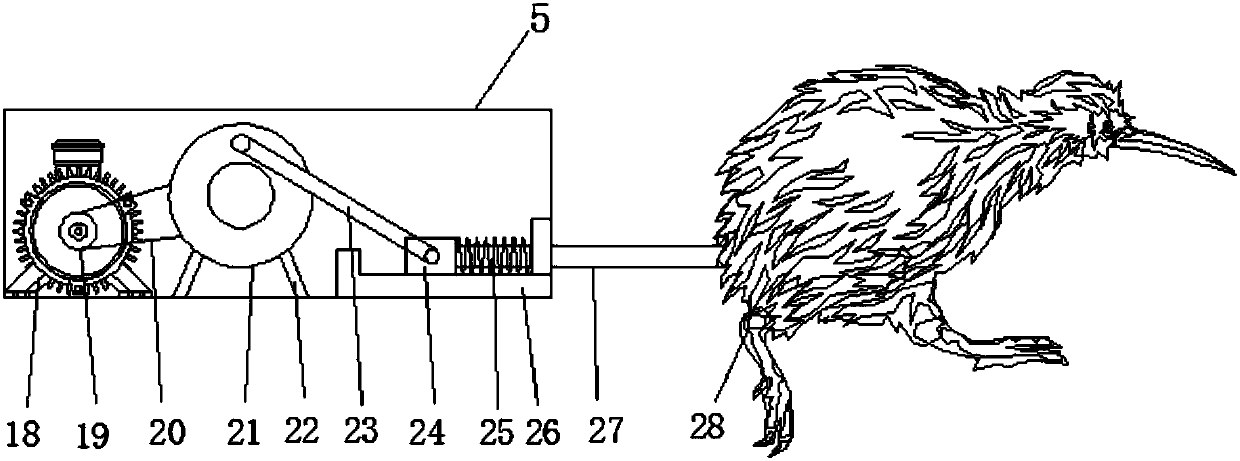 Farmland bird repelling device