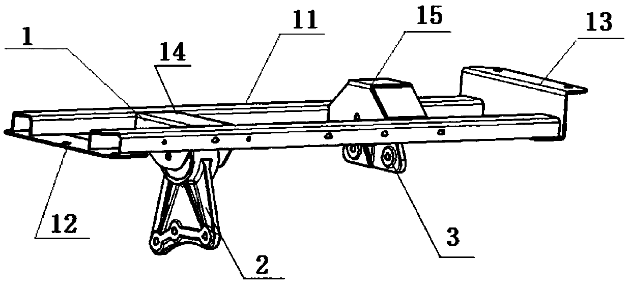 Electric automobile power assembly suspension device and electric automobile