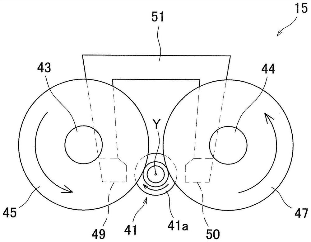 False twist processing machine