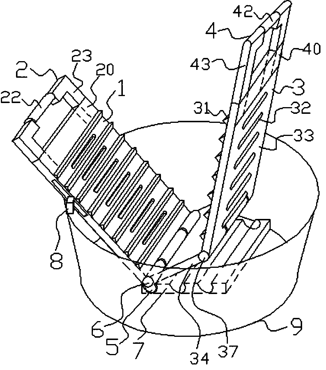 Manual clothes washing device