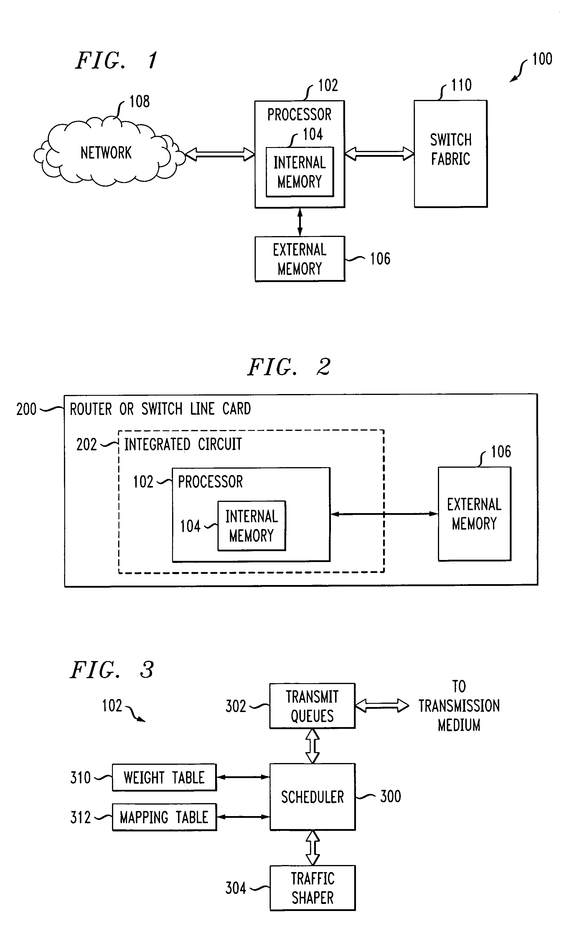 Frame mapping scheduler for scheduling data blocks using a mapping table and a weight table