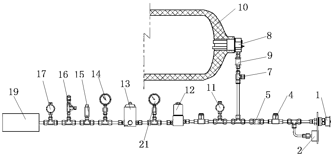 Low-pressure hydrogen supply module of hydrogen filling system and low-pressure hydrogen supply module main body