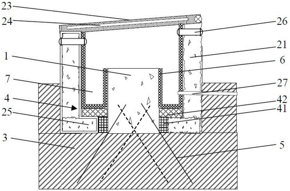 An observation station for installing a strong motion instrument