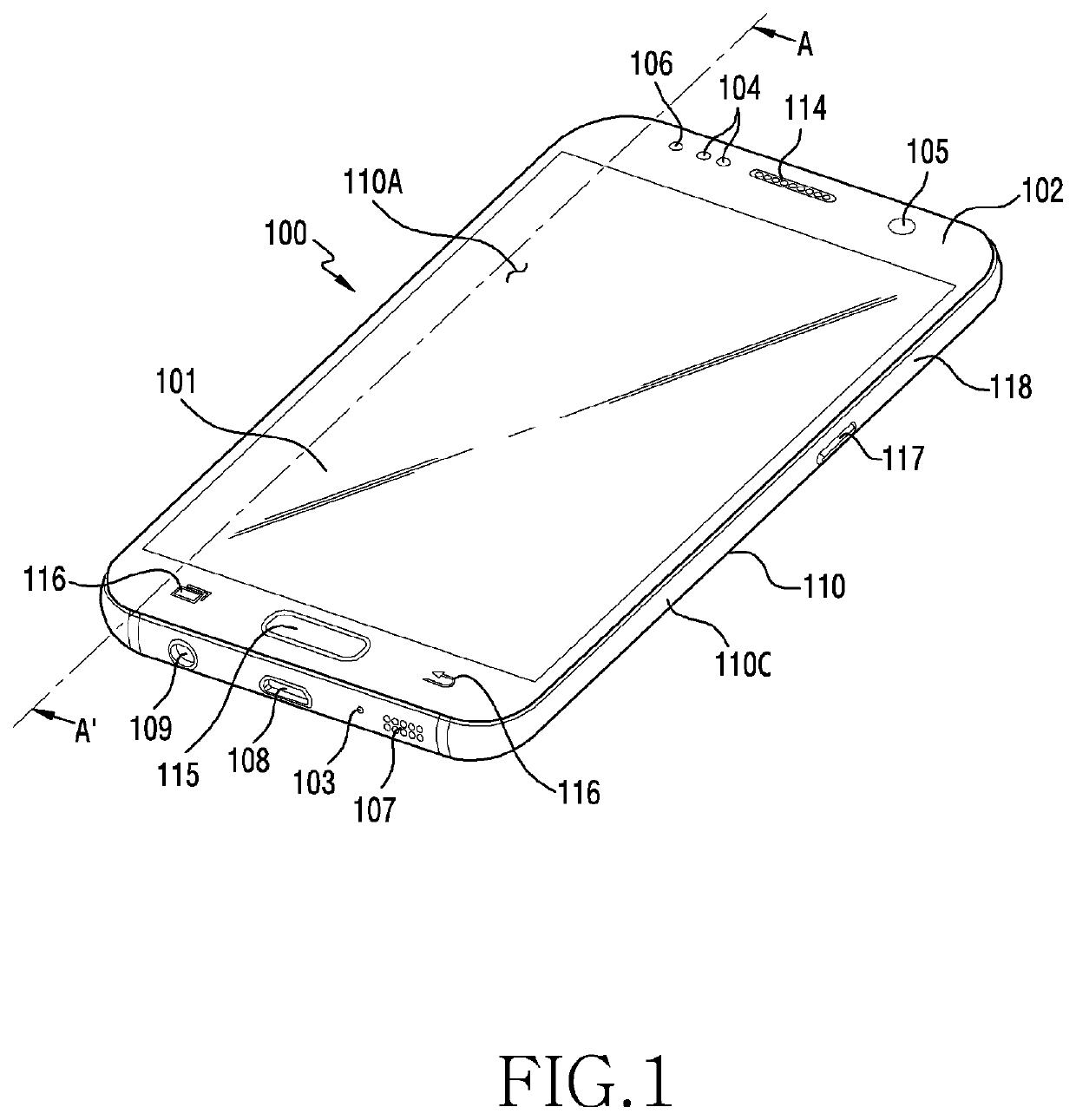 Electronic device comprising removable adhesive member