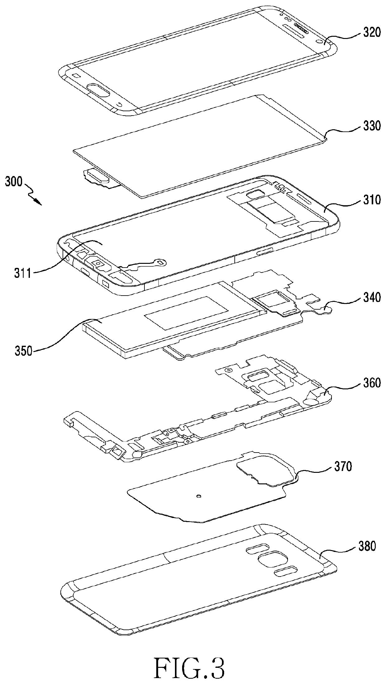 Electronic device comprising removable adhesive member